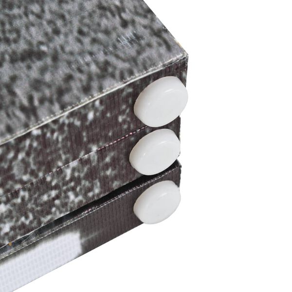 vidaXL Folding Room Divider 63.0x66.9" London Bus Black and White