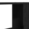 vidaXL TV Cabinet Black Oak Engineered Wood TV Cabinet Rectangular