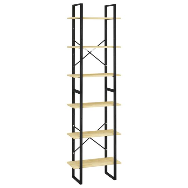 vidaXL Storage Shelf Wood Solid pine wood, Metal Medium Storage Shelf