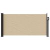 vidaXL Retractable Side Awning Beige