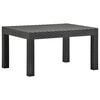 vidaXL Garden Lounge Set Anthracite Polypropylene 4 Piece Set
