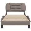 vidaXL Bed Frame Taupe
