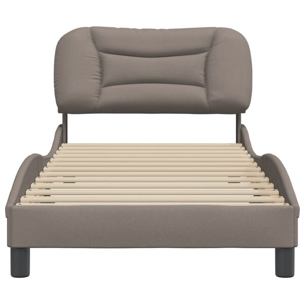 vidaXL Bed Frame Taupe