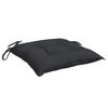 vidaXL Chair Cushion Set of 4 Black Oxford fabric (100% polyester)
