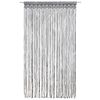 vidaXL Macrame Curtain Anthracite 55.1x94.5" Cotton