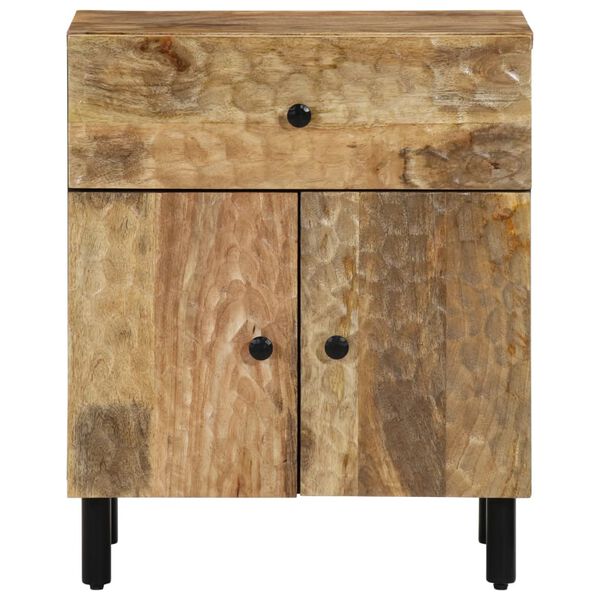 vidaXL Bedside Cabinet Natural Wood Solid Mango Wood Bedside Cabinet
