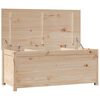 vidaXL Storage Box Natural Pine Solid pinewood Medium Storage Box