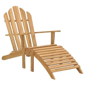 vidaXL Garden Chair Teak Solid Teak wood Standard Ergonomic