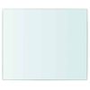 vidaXL Glass Panel Clear Tempered Glass 12 x 10 in Durable