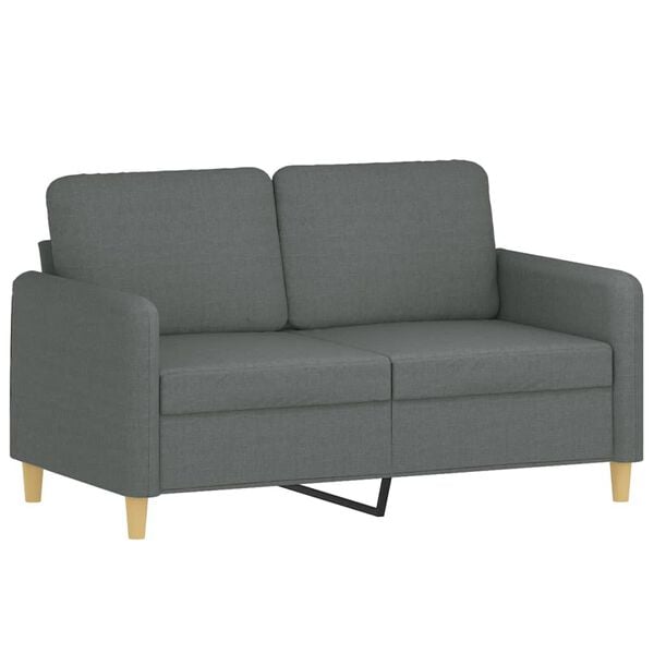 vidaXL Sofa Set Dark Grey Fabric (100% polyester), metal, textilene, plywood