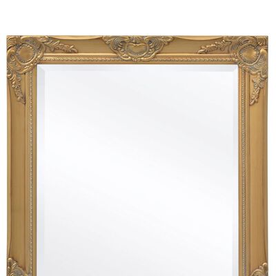 vidaXL Wall Mirror Baroque Style 55.1"x19.7" Gold