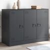 vidaXL Sideboard Anthracite Cold-rolled steel Medium
