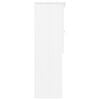 vidaXL Dresser Top White Solid pine wood, Glass Medium Dresser Top