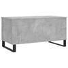 vidaXL Coffee Table Concrete Grey Engineered Wood, Metal