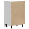 vidaXL Kitchen Base Cabinet High gloss white Engineered wood
