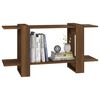 vidaXL Book Cabinet Brown Oak Engineered Wood Medium Book Cabinet