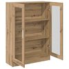 vidaXL Book Cabinet Artisan Oak Engineered Wood Medium Book Cabinet