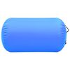 vidaXL Inflatable Gymnastic Roll with Pump 39.4x23.6" PVC Blue