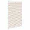 vidaXL Plisse Blind 27.6"x59.1" Creme