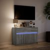 vidaXL TV Cabinet Gray Sonoma Engineered Wood Medium TV Cabinet