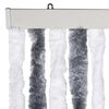 vidaXL Insect Curtain Grey and White 35.4x86.6" Chenille