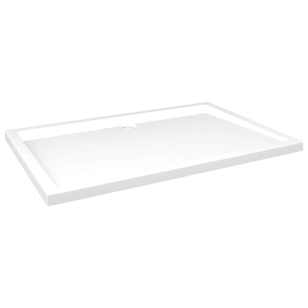 憧れの vidaXL Rectangular ABS Shower Base Tray White 31.5 その他