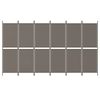 vidaXL 6-Panel Room Divider Anthracite 118.1"x70.9" Fabric
