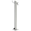 vidaXL Water Column Silver Stainless Steel 37.4 inches tall Durable
