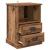 vidaXL Bedside Cabinet Old wood 43 x 36 x 60 cm Engineered wood