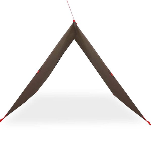vidaXL Camping Tarp Brown 159.8x120.5" Waterproof