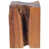 vidaXL Stool Brown Solid teak wood Medium-sized Statement Piece Stool