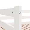 vidaXL Day Bed White Solid Pine Wood Adjustable Size Pull-Out Day Bed
