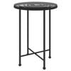 vidaXL Garden Dining Set Black