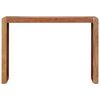 vidaXL Console Table Natural Wood Solid Acacia Wood 43.3 x 11.8 x 29.9 in