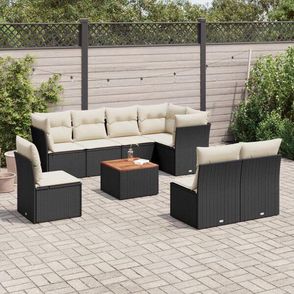 vidaXL Patio Sofa Set Modular Garden Sofa Set Rectangular Modern