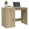 vidaXL Desk Sonoma Oak Engineered Wood 39.4 x 19.3 x 29.5 in