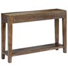 vidaXL Console Table Solid Mango Wood 46.5"x11.8"x31.5"