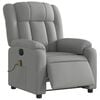vidaXL Electric Massage Recliner Chair Light gray