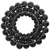 vidaXL Christmas Wreath Black Polystyrene Diameter 17.7 in