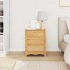 vidaXL Bedside Cabinet Drammen Oak 45 x 35 x 56 cm Solid pine wood