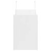 vidaXL Paper Bags 250 pcs with Handles White 32x17x25 cm