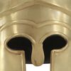 vidaXL Greek Warrior Helmet Antique Replica LARP Brass Steel