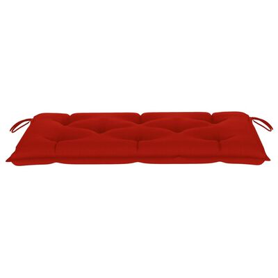 vidaXL Garden Bench Cushion Red 43.3"x19.6"x2.7" Fabric