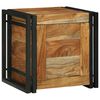vidaXL Storage Box 15.75 x 15.75 x 15.75 in Solid Acacia Wood