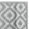 vidaXL Patio Carpet ARAKIL Grey 47.2x70.9" PP