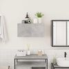 vidaXL Bathroom Wall Cabinet Concrete grey Engineered wood