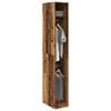vidaXL Wardrobe Old wood Engineered wood Compact Wardrobe Rectangular