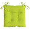 vidaXL Chair Cushion Set of 6 Bright Green Oxford fabric (100% polyester)