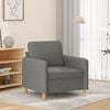 vidaXL Sofa Chair Dark grey Fabric (100% polyester), metal, plywood