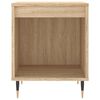 vidaXL Nightstand Set of 2 Sonoma Oak Engineered wood, Metal Small